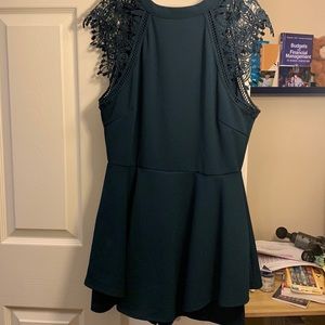 Large dark teal romper dress! 🔥